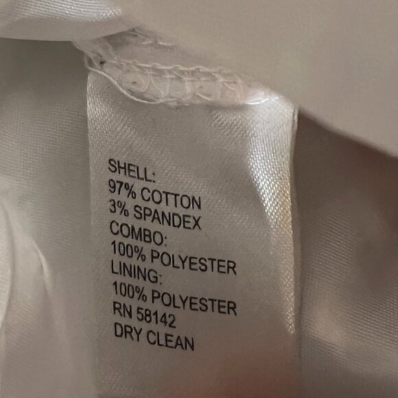 London Times Orange & White Lace Sheath Dress Size 4 - Picture 4 of 6